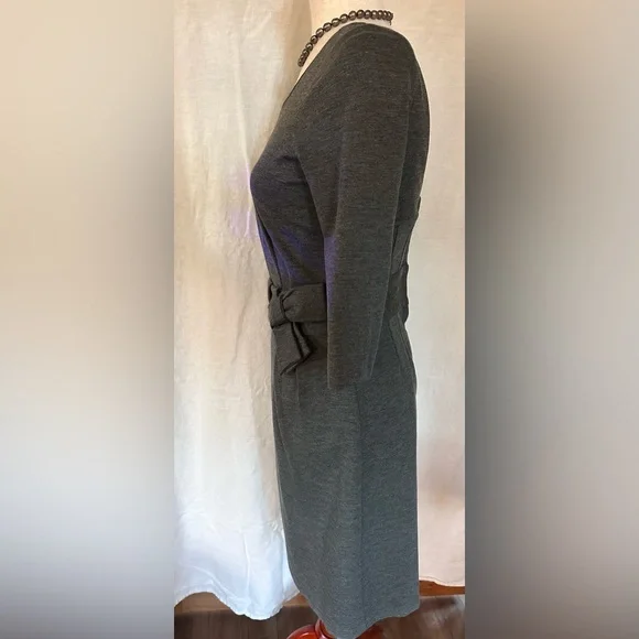 KATE SPADE DRESS SALE!!!! Kate Spade ♠️ NY Magdalena Gray Ponte Dress Sz 2 - Picture 4 of 16